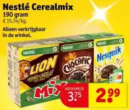 Kruidvat Nestlé Cerealmix aanbieding