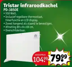 Kruidvat Tristar infraroodkachel PD-3850E aanbieding