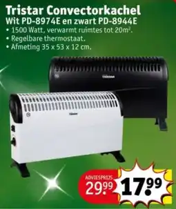 Kruidvat Tristar Convectorkachel aanbieding
