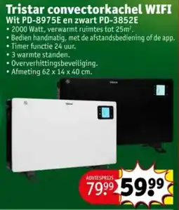 Kruidvat Tristar convectorkachel WIFI aanbieding
