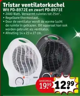 Kruidvat Tristar ventilatorkachel aanbieding