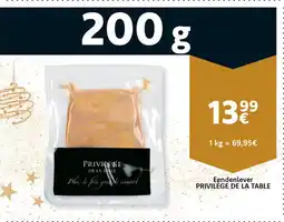 Cora Eendenlever Privilège de La Table aanbieding