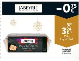 Cora Peperkoek Labeyrie aanbieding