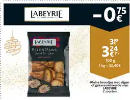 Cora Kleine broodjes met vijgen of gekarameliseerde uien labeyrie aanbieding