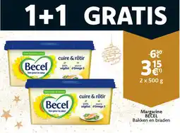 Cora Margarine Becel aanbieding