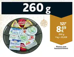 Cora Plateau met kaasassortiment aanbieding