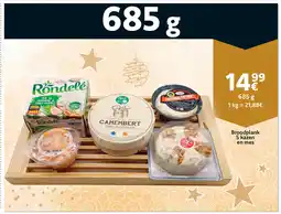 Cora Broodplank 5 kazen en mes aanbieding