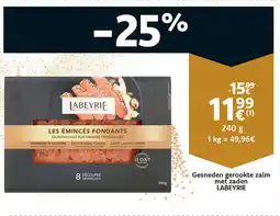 Cora Gesneden gerookte zalm met zaden Labeyrie aanbieding