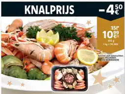 Cora Schotel met Zeevruchten Pêcheries De Normandie aanbieding