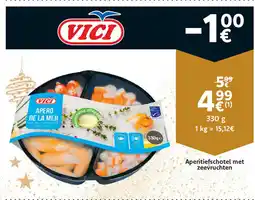 Cora Aperitiefschotel met zeevruchten aanbieding