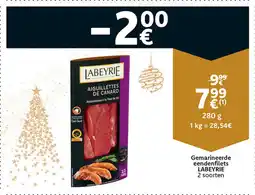 Cora Gemarineerde Eendenfilets Labeyrie aanbieding