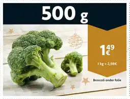 Cora Broccoli onder folie aanbieding