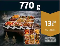 Cora Schotels met Gedroogd Fruit Viva Les Fetes aanbieding