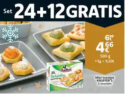 Cora Mini toastjes Kauffer's aanbieding