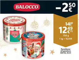 Cora Panettone of pandoro metal box aanbieding