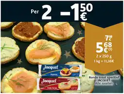 Cora Ronde Toast Aperitief Jacquet aanbieding
