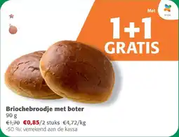 Comarkt Briochebroodje met Boter aanbieding