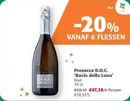 Comarkt Prosecco D.O.C. Bacio della Luna Brut aanbieding