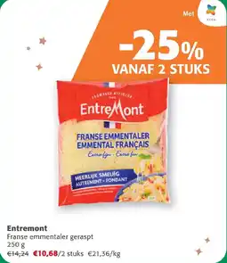 Comarkt Entremont Franse emmentaler geraspt aanbieding