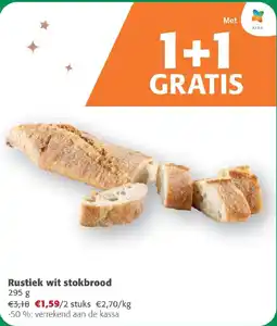Comarkt Rustiek wit stokbrood aanbieding