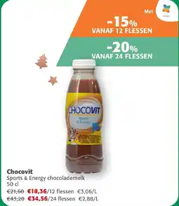 Comarkt Chocovit Sports & Energy chocolademelk aanbieding
