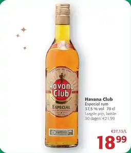 Comarkt Havana Club Especial rum 37,5 % vol aanbieding