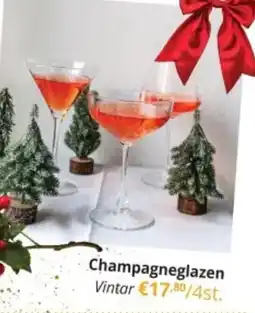 YGO Champagneglazen Vintar aanbieding