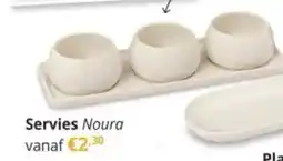 YGO Servies Noura aanbieding