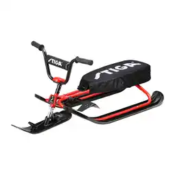 Decathlon Slee STIGA Snowracer Curve SX Incl. stoelhoes Rood/Zwart aanbieding
