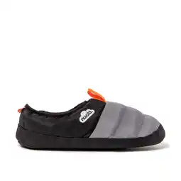 Decathlon Pantoffels Nuvola zwart gewatteerd met rubberen zool aanbieding