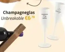 YGO Champagneglas Unbreakable aanbieding