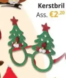 YGO Kerstbril Ass. aanbieding