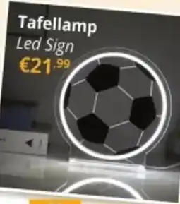 YGO Tafellamp Led Sign aanbieding