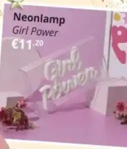YGO Neonlamp Girl Power aanbieding