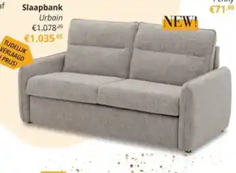 YGO Slaapbank Urbain aanbieding