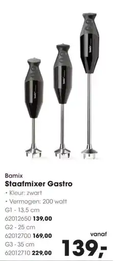 Hanos Bamix Staafmixer Gastro aanbieding