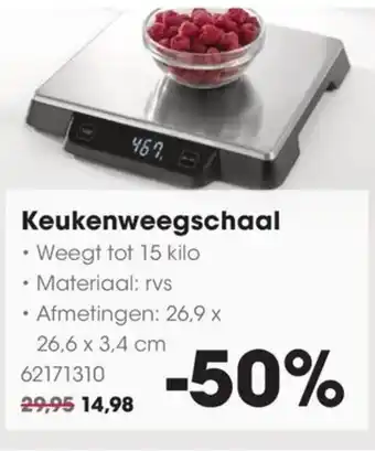 Hanos Keukenweegschaal aanbieding