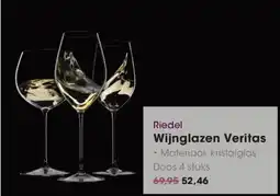Hanos Riedel Wijnglazen Veritas aanbieding