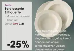 Hanos Serax Serviesserie Silhouette aanbieding