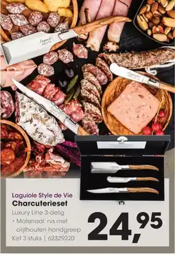 Hanos Laguiole Style de Vie Charcuterieset aanbieding