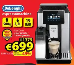 ElectroStock DeLonghi espressomachine ECAM610.55.SB aanbieding