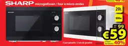 ElectroStock Sharp microgolfoven/four à micro-ondes YCMS01E aanbieding