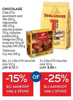 Alvo Côte d'Or Chocolade aanbieding