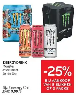 Alvo Energydrink Monster aanbieding