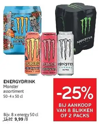 Alvo Energydrink Monster aanbieding