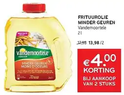 Alvo Frituurolie Minder Geuren Vandemoortele aanbieding