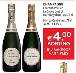 Alvo Champagne Laurent Perrier aanbieding