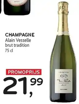 Alvo Champagne Alain Vesselle brut tradition aanbieding