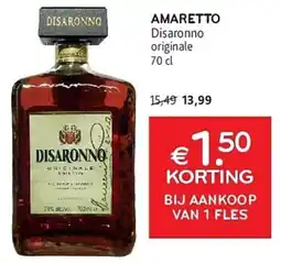 Alvo Amaretto Disaronno Originale aanbieding