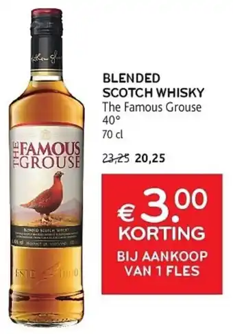 Alvo Blended scotch whisky The Famous Grouse 40° aanbieding
